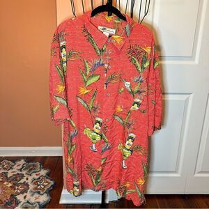 Joe Marlin x Corona button down island shirt